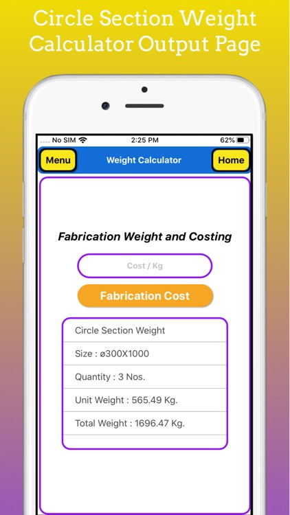 Fabrication Weight Calculator screenshot-7