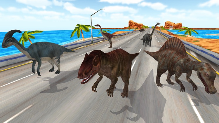 Jurassic Dinosaur Racing Fever