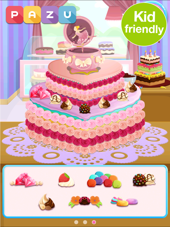 Fun 3D Cake Cooking Game- My Bakery Empire Color, Decorate Serve Cakes  Butterfly Heart Princess Cake - YouTube