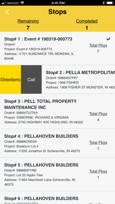 Pella Pro Delivery Tracker screenshot 3
