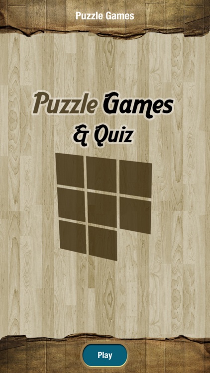 Puzzle Games - Puzzle Quiz