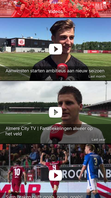 Almere City FC Official screenshot 3