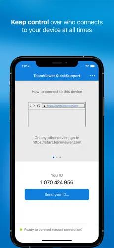 Screenshot 3 TeamViewer QuickSupport iphone