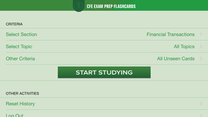 How to cancel & delete CFE Exam Prep Flashcards from iphone & ipad 1