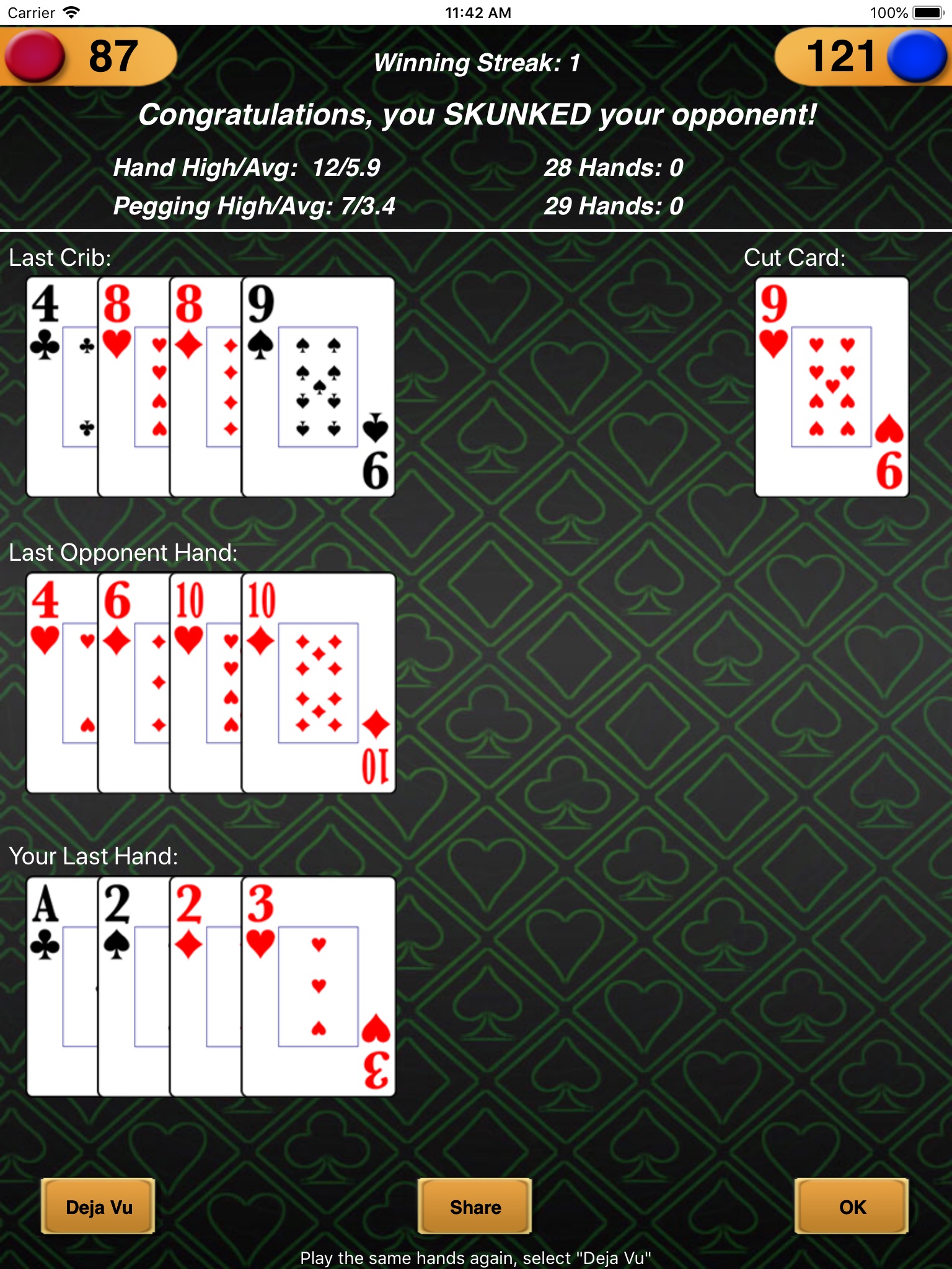 Cribbage Pro Contests screenshot 4