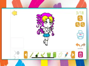 Captura de Pantalla 3 Toca Life Coloring Book Chibi iphone