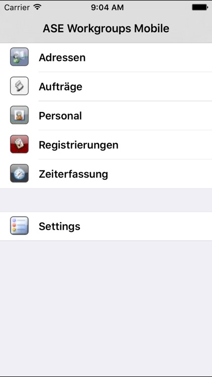 ASE Workgroups Mobile