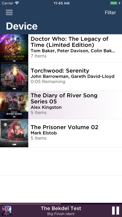 Big Finish Audiobook Player