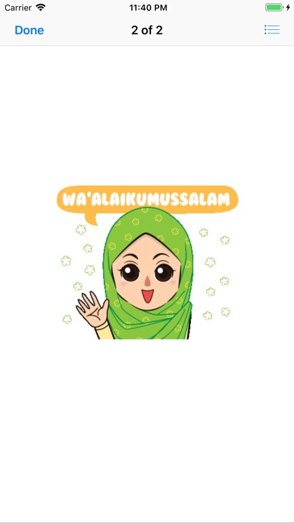 Muslim Hijab Girl Greetings screenshot-2