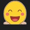 开心笑脸-亲友问候 是一款iMessage表情贴纸，用黄色大大的笑脸来表达当前你的情绪和表情，在与朋友iMessage聊天时可以发给他，分享你的快乐。