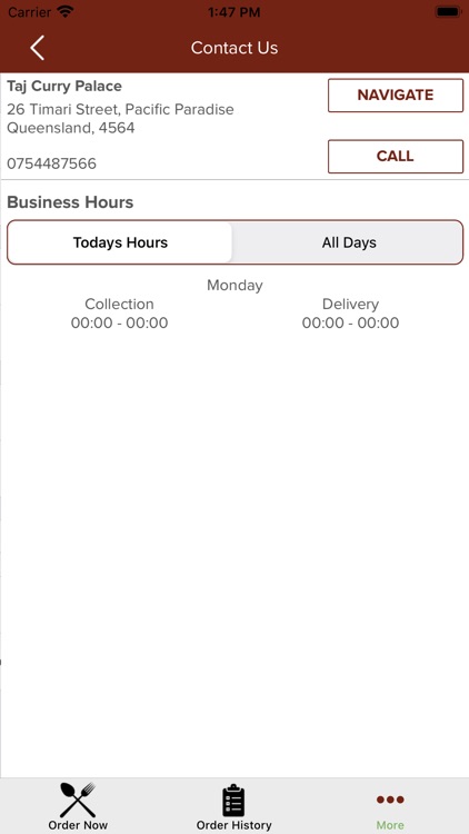 Taj Curry Palace. screenshot-3