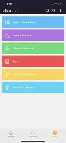 Screenshot 3 Alura Start Cursos Online iphone