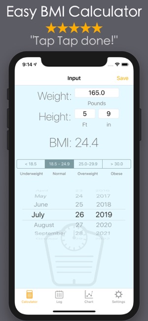 BMI Calculator Body Mass Index