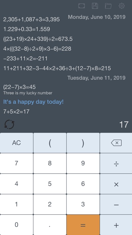 Calculator - history function screenshot-6