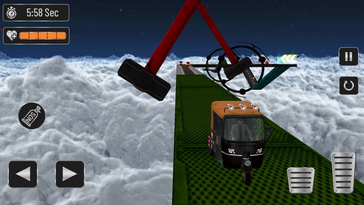 Rickshaw Ramp Stunt Racing 3D screenshot-4