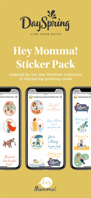 DaySpring Hey Momma! Stickers(圖1)-速報App