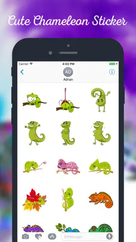 Game screenshot Chameleon Stickers apk