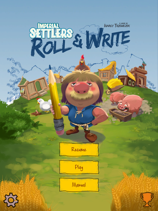 Imperial Settlers Roll & Write צילום מסך