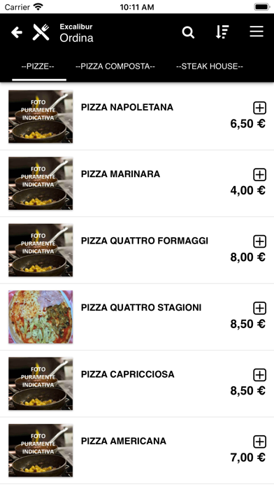 Excalibur Ristorante Pizzeria screenshot 3