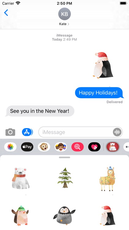 Happy Holidays Christmas Emoji