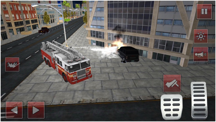 Fire Truck Driver City Rescue