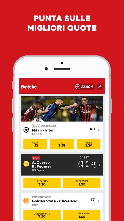 Betclic - Scommesse Sportive