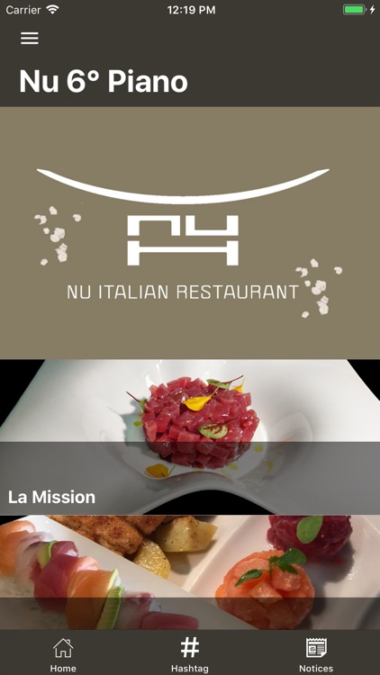 Nu Italian Restaurant 6° Piano