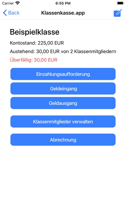 Klassenkasse