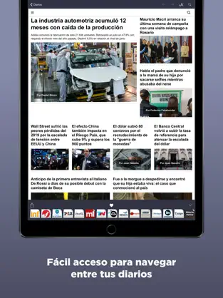 Captura de Pantalla 2 Diarios Argentinos iphone