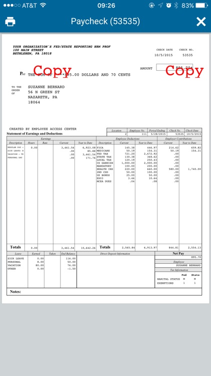 eFinancePLUS Employee screenshot-4