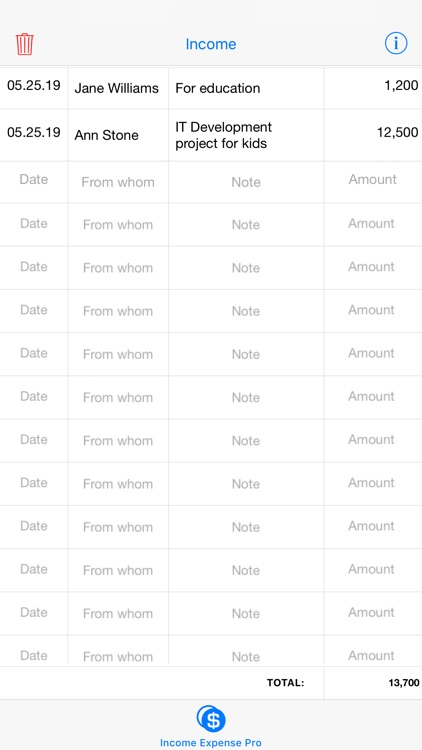 Income Expense Pro screenshot-3