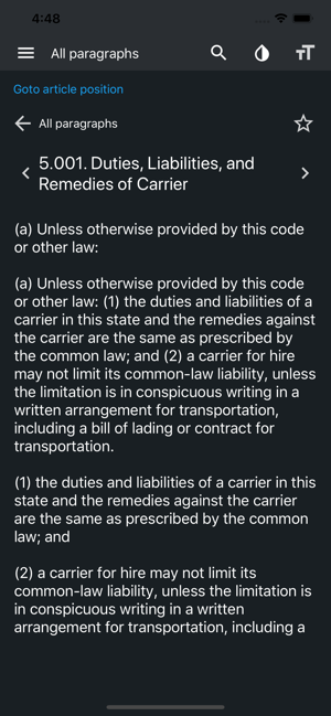 Texas Transportation Code 2020(圖4)-速報App