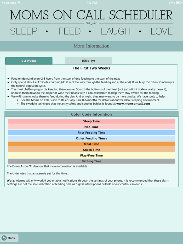 Moms On Call Scheduler