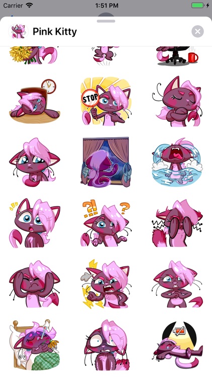 Pink Kitty Sticker Pack