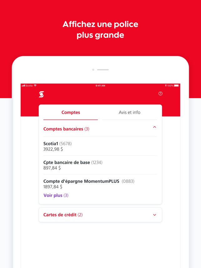 Banque Scotia Dans L App Store