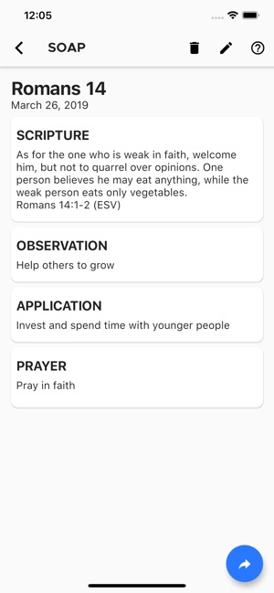 Daily SOAP - Bible reading app(圖6)-速報App