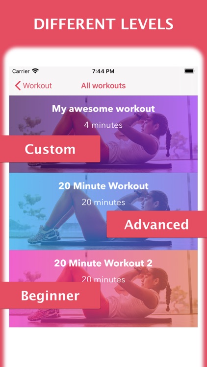 Workout for women at home