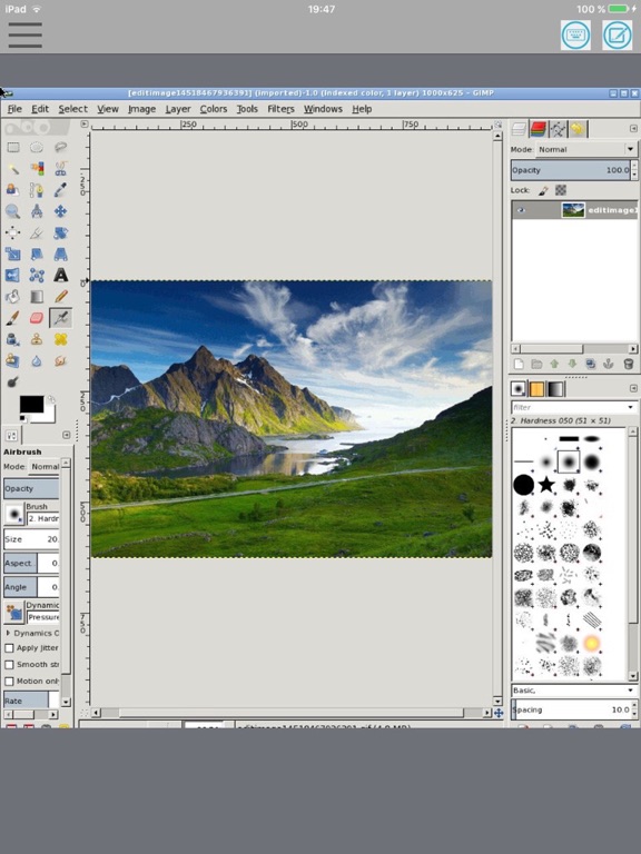 XGimp Image Editor Paint Tool