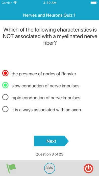 Nervous System Quizzes screenshot 3