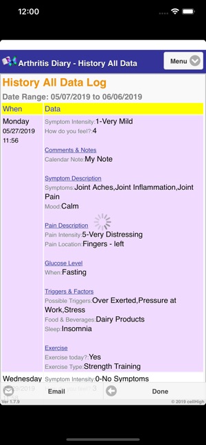 Arthritis Diary(圖3)-速報App