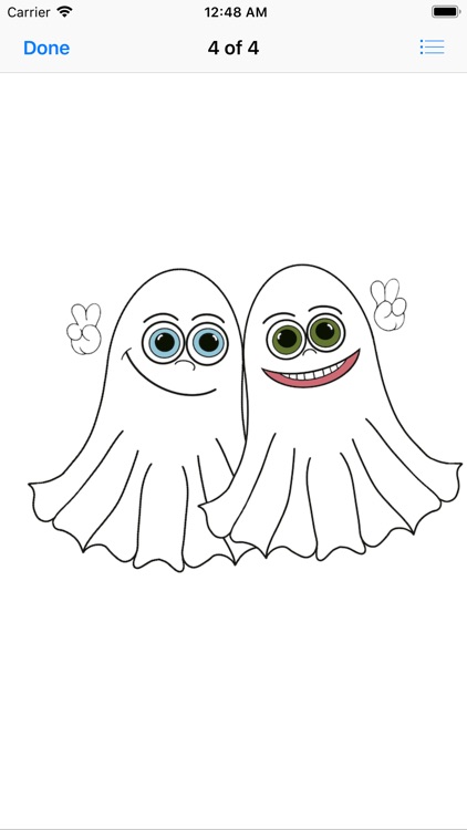 Cute Halloween Ghost stickers screenshot-5