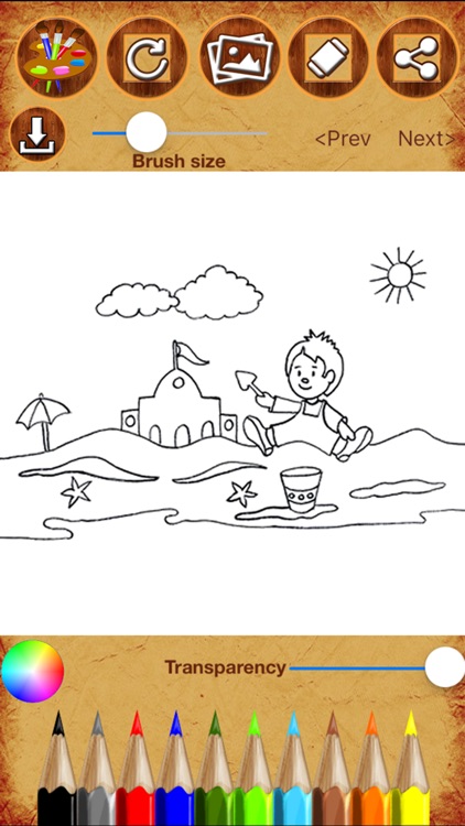 Kids coloring & drawing Book screenshot-3