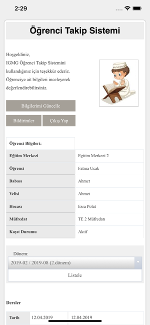 IGMG Eğitim Otomasyon Sistemi(圖8)-速報App