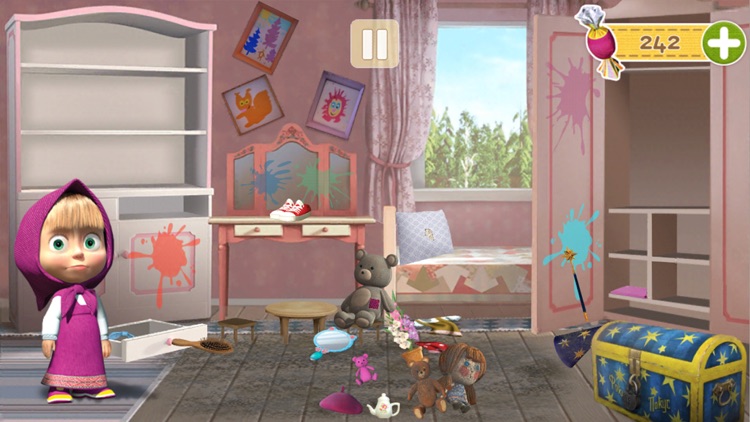 Masha and the Bear Clean House screenshot-3