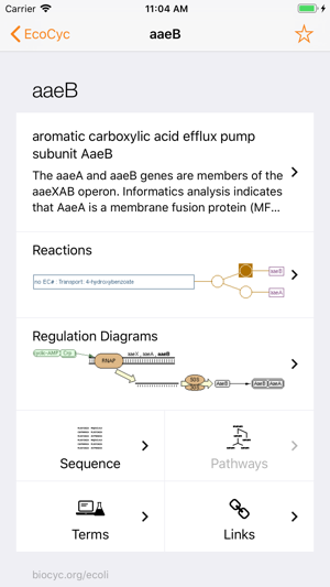 BioCyc Pathway/Genome DBs(圖3)-速報App