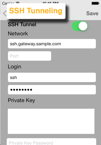 MySQL QueryDB SSH Client screenshot 2