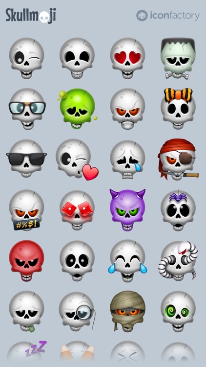 Iconfactory Skullmoji Stickers