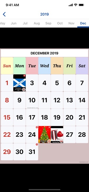 UK Calendar 2019 - 2020(圖5)-速報App