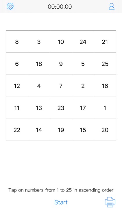 Schulte table - fast reading. by 宏斌 樊