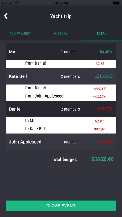 CapK Calc - split bills screenshot-4